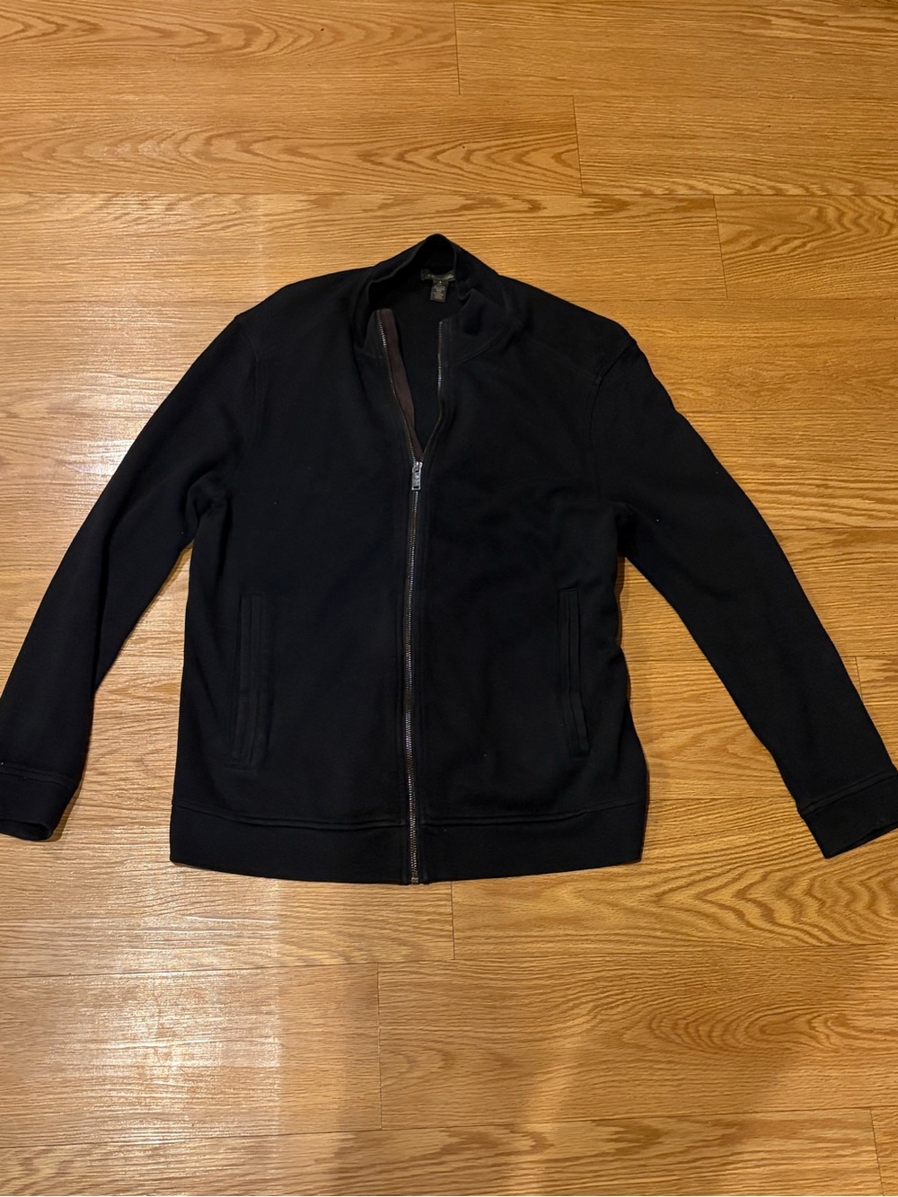 Tasso Elba Men's Black Full-Zip Knit Jacket